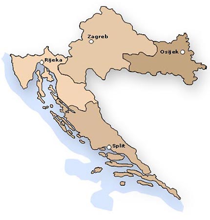 regionalna karta hrvatske Regionalni uredi Nezavisnih hrvatskih sindikata @ Nezavisni  regionalna karta hrvatske