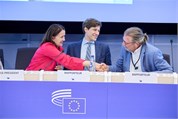 Foto: EU2026  Marija Hanževački, David Hafner i Claude Rolin

