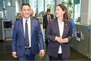 Povjerenik Glenn Micallef i potpredsjednica EGSO-a za komunikaciju Marija Hanževački